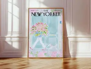 [Sale Off Up To 50%] [No Frame] The New Yorker Magazine Cover Print, Retro New Yorker Issue, New Yorker Poster, Trendy Printable Wall Art Gift for Her, Digital Prints