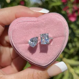 "diva" two stone ring adjustable