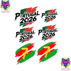 10 Sheets Flag Series Portugal Flag Temporary Tattoos, Semi-Permanent Waterproof Realistic Look for Men and Women, Lasting for 7-15 Days, Country Flag Tattoo, Flag Stickers, No Adhesive, No Reflection, Fan Body Art, Colorful Fake Tattoos