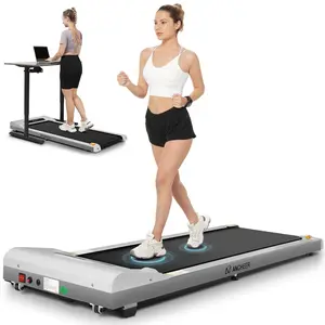 ANCHEER Under Desk Treadmill 300lb Capacity 2.5HP Portable 2 in 1 Walking Pad Treadmill with Remote Compact Treadmills for Home Office Gym Desk Walking Running Machine with LED Display