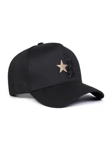 Unisex Star B Flame Letter Baseball Cap, Adjustable Sun Protection Hat for Spring & Fall, Casual Outdoor Travel Beach Vacation