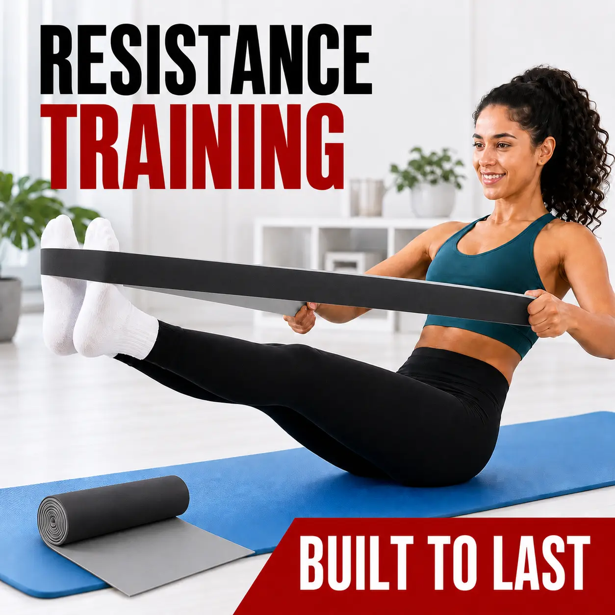 Unisex TPE Portable Fitness Band - Durable Stretch Strap for Resistance Band Workout, Assisted Lifts, Bodyweight Training, Home Fitness Accessory, Home Workout, Assisted Resistance Bands band stretcher