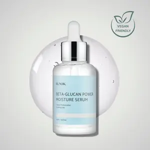 iUNIK Beta-Glucan Power Moisture Serum 50ml – Ultra-Hydrating & Soothing Face Serum with 98% Beta-Glucan, Centella & Mushroom Extracts | Deep Moisture, Barrier Strengthening & Skin Repair for All Skin Types
