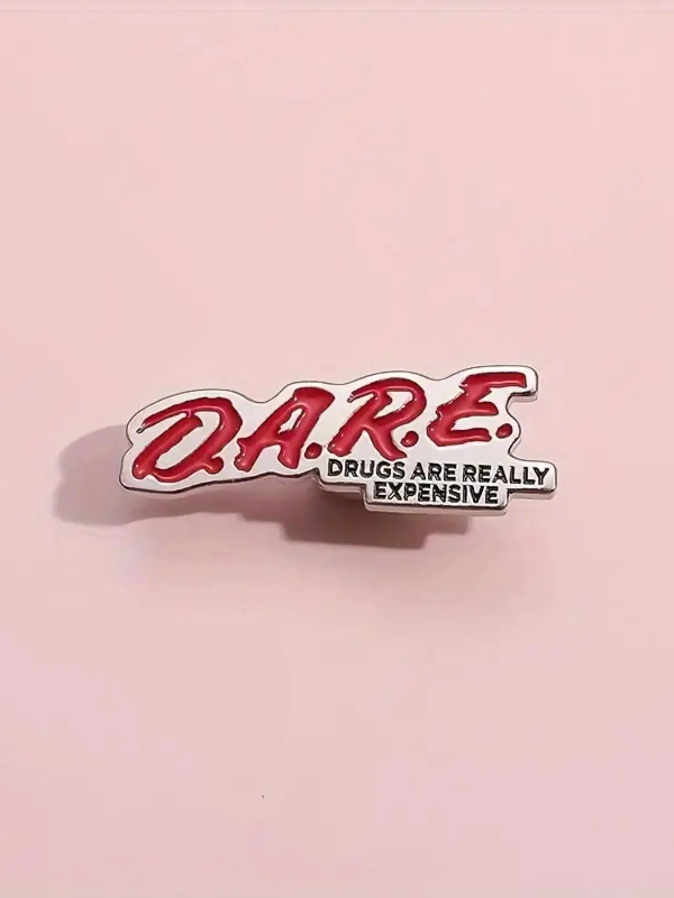 Letter Design Brooch, Cute Enamel Pin for Men & Women, Fashionable Alloy Brooch for Daily Clothing Decor, Trendy All-match & Exquisite Brooch for Birthday Gift, Durable Metal Pins, Fashion Accessory