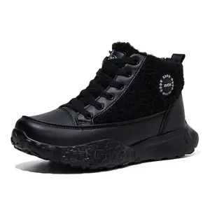 Women's Snow Boots - Warm & Comfortable for Winter Adventures - Ideal for Snow Walking & Exploring - Must-Have for Winter Wardrobe,Waterproof snow boots， Coldproof Mid-Top boots， waterproof thick sole shoe