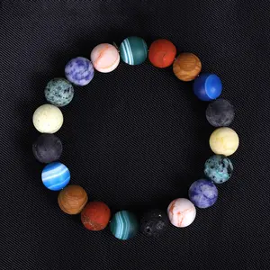 Galactic Adventure Solar System Bracelet - Eight Gemstone Ornament