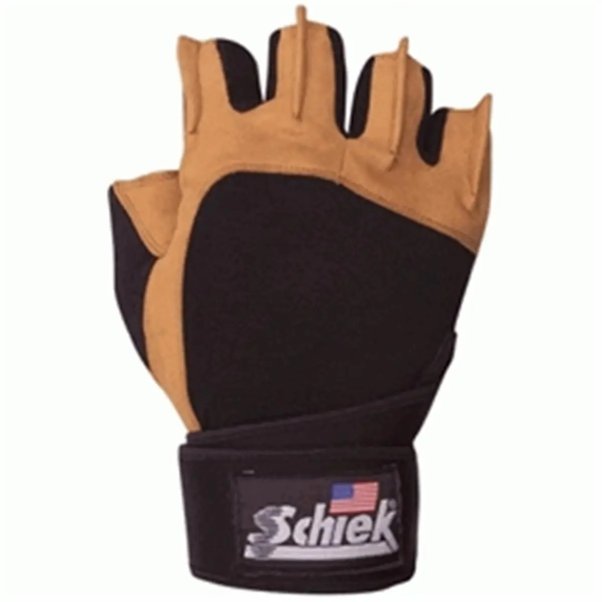 Schiek Sports  Power Gel Lifting Glove with Wrist Wraps XS
