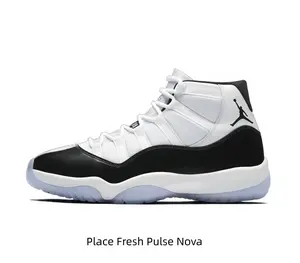Must-Have Shiny Patent Leather Basketball Kicks Classic White Black Concord Color For Sneaker Collectors