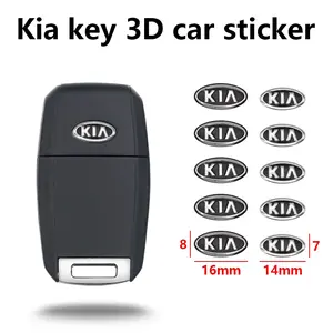 Kia Car Key Emblem Replacement Sticker, Elegant Decoration Badge, Car Remote Key Button Ornament, Unique Car Logo Decal, Car Accessories, Sticker For Cars