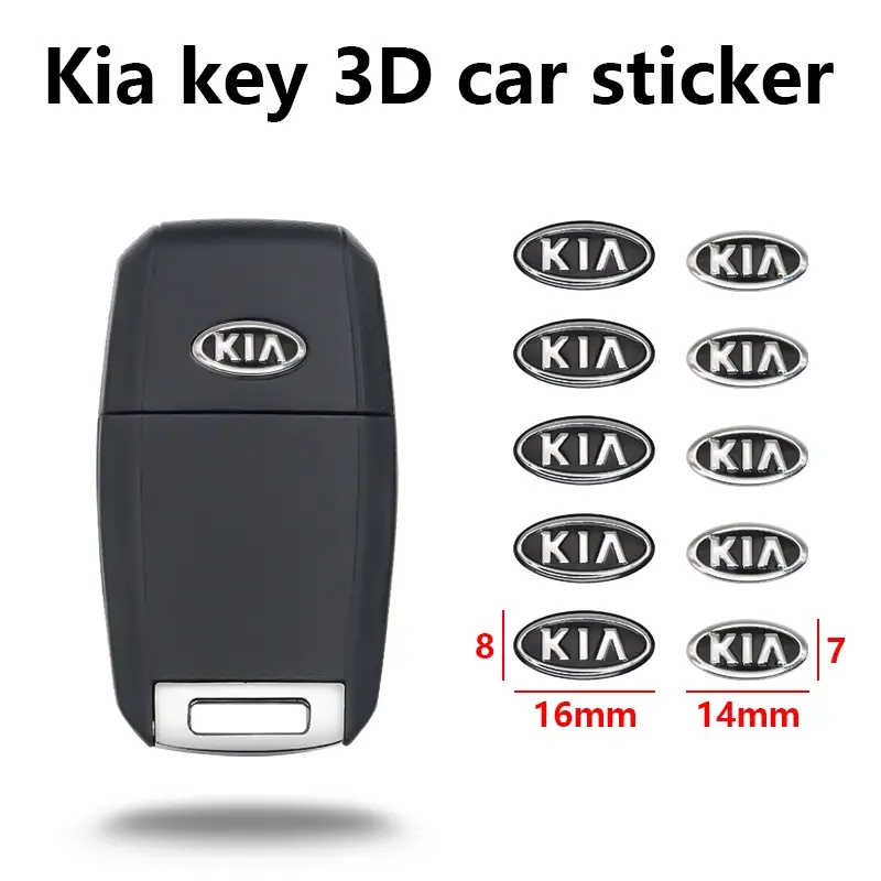 2 stuks stickers met logo 14 mm diameter voor.FIAT auto auto auto voor sleutel sleutel afstandsbediening etc. sticker met embleem (14mm 2st. v2