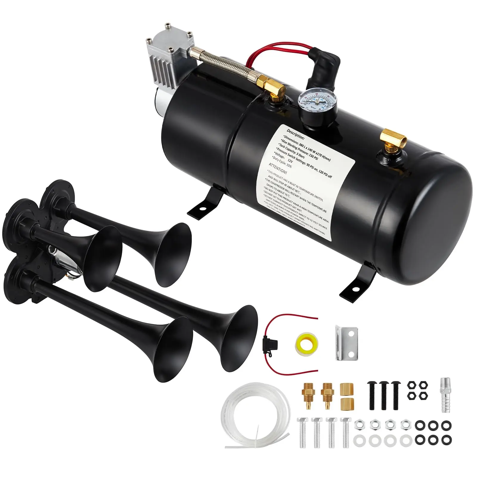 12V 150 Psi Compressor-1