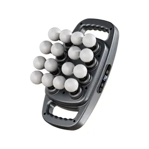 16-Head Massage Gun，Deep Tissue Percussion Massager,  Electric Muscle Massager, USB Rechargeable Massagers, Portable Handheld Muscle Massager,  Quiet & Soothing; Includes 2 Interchangeable Massage Heads and Charging Cable
