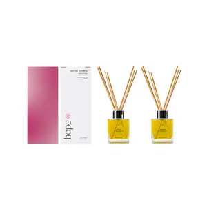 Reed Diffuser Twin Pack - 4 oz Premium Perfume with Bamboo Reeds, Non-Aerosol, Paraben-Free, Suitable for Home and Gifting