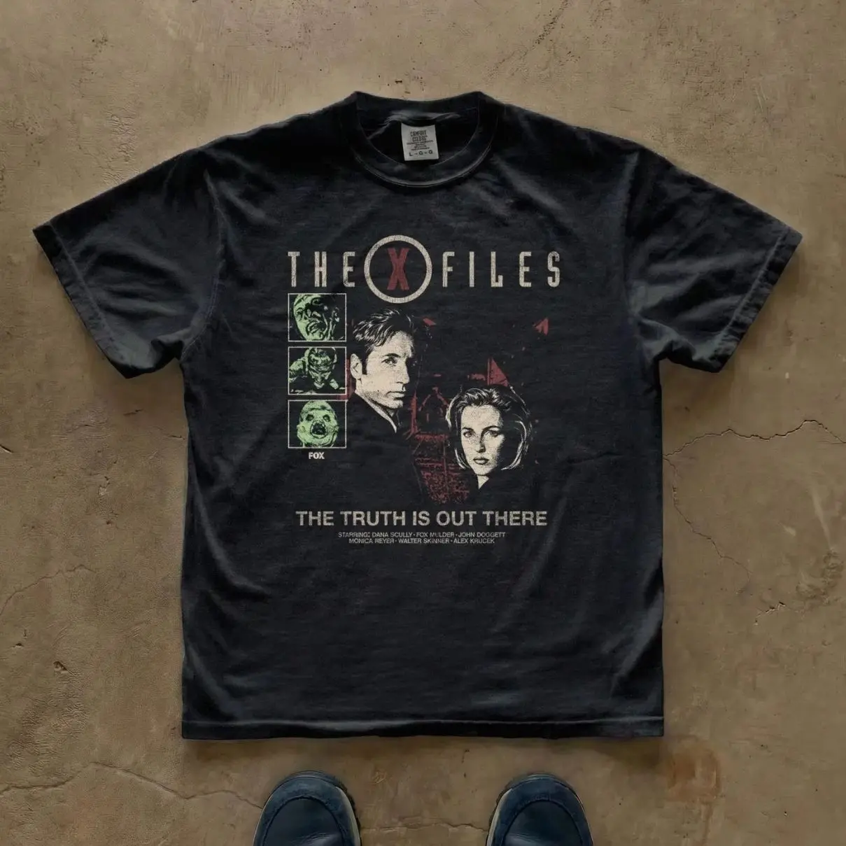 The X-Files Retro Graphic T-shirt | Sci-Fi Horror Vintage B