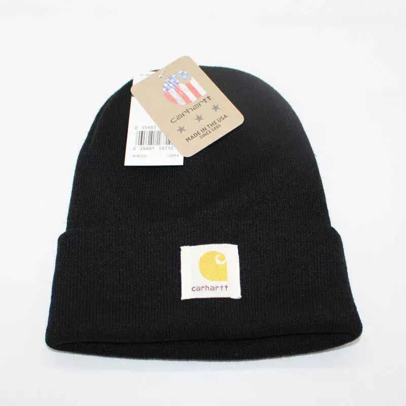 Classic Cuffed Knit Beanie Hat, Warm Winter Skull Cap Soft Stretch Beanie for Men Women Daily Outdoor