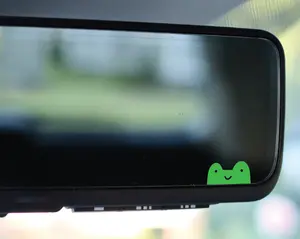 Froggy Easter Egg Car Peeker Mirror Decal - Automotive & Motorcycle Car Exterior Accessories