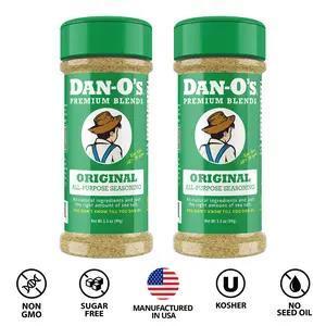 Dan-O's Seasoning Original - Small Bottle 2 pack (3.5 oz) - All-Purpose Seasoning great on meats and veggies Dan-O's Seasoning Original - Small Bottle 2 pack (3.5 oz) - All-Purpose Seasoning great on meats and veggies