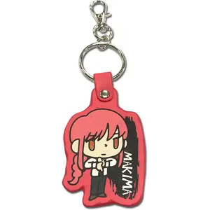 High-Quality Chainsaw Man Makima Key Chain - Durable Keychain for Anime Fans