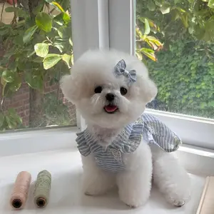 Pet Clothes Dog Cat Breathable  Countryside Lace Bowknot Summer Fancy Romantic Sweet Causal Comfortable Pretty Cute D00117