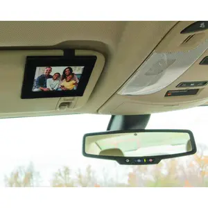 A Picture Frame for Your  (Classic Black) Fits Standard Wallet Size Photo (2.5 inches x 3.5 inches) - Rotating Clip for Landscape or Portrait Position -  Detroit,