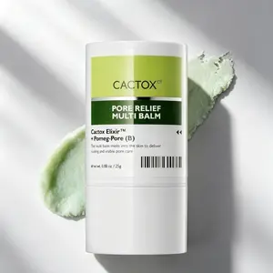 CACTOX CT Cooling Pore Relief Multi Balm Stick - Pore-Minimizing Soothing Balm with Cactox Elixir & Pomeg-Pore (B), 25g