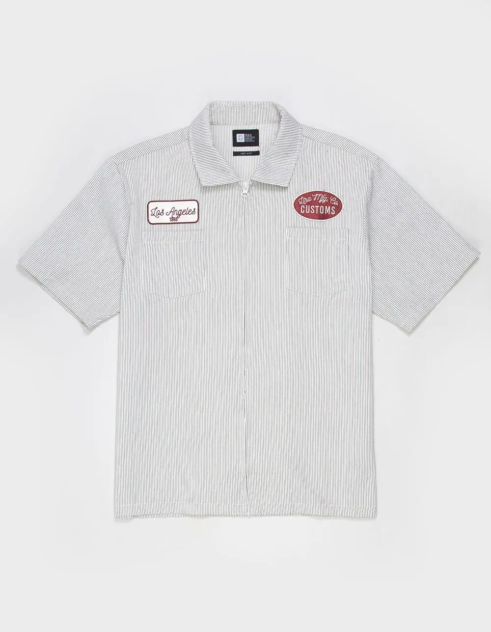 LIRA Garage Mens Zip-Up Shirt