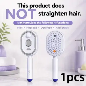 2026 New Electric Spray Cushion Massage Comb, Self-Cleaning, Anti-Tangle, Anti-Static, Soothing, Volumizing, Essential Oil Spray, Scalp Nourishment, Hair Care Gift