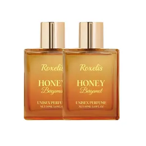 Oud & Honey Perfume Roxelis Unisex Eau De Parfum 100ML, Sweet & Woody Scent with Bergamot & Vanilla, Aromatic Woody Fragrance, Long Lasting 8+ Hours, Mother's Day Gift