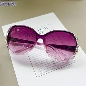 Women's Rhinestone Sunglasses - Chic, Modern, Crystal-Encrusted, Diamond-Look, Anti-UV Fashion Eyewear for Outdoor & Daily Wear, Chic Women's Sunglasses, Diamond-Look Women's Sunglasses