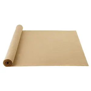 fathersdaygift VEVOR Burlap Fabric Roll, 40x 30 ft 50x 50 High Density Wide Natural Burlap Fabric Rolls, Jute Fabric Burlap Tree Wrap Roll, for Decor, Crafts, Wedding, Gardening, Plant Tree Winter Covering