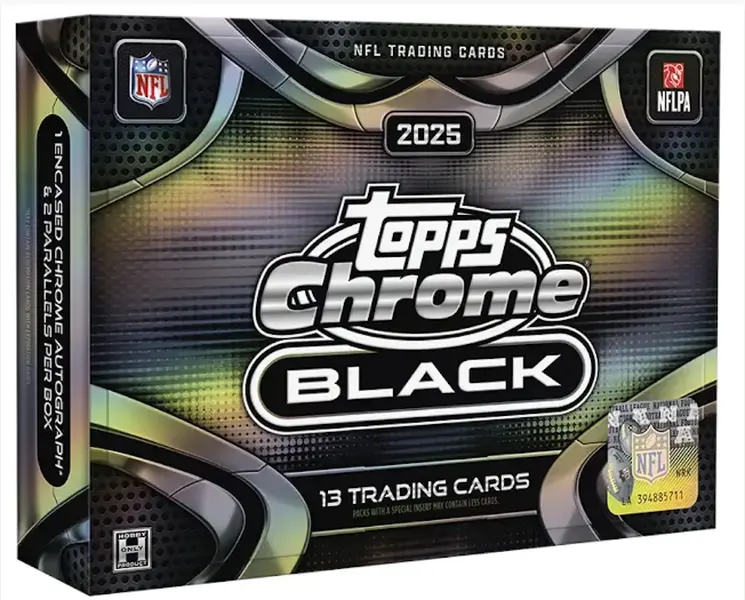 2025 Topps Chrome Black Football Hobby