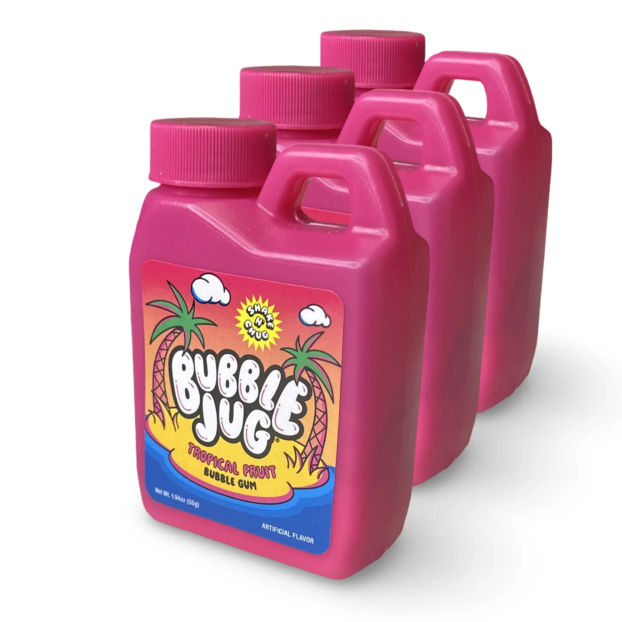 Bubble Jug Nostalgic Bubble Gum Powder Candy, 3 Packs Bubble Jug Nostalgic Bubble Gum Powder Candy, 3 Packs