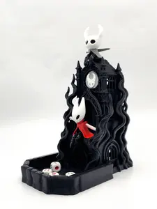 Hollow-Inspired Dice Tower  Shelf Buddies & Keychains | D20 Display Stand for RPG & Board Games