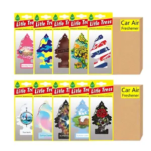 Little Trees Car Air Freshener Variety Pack, Assorted Shapes & Fragrances, Long-Lasting Scent for Car Interior Deodorization, Car Scents, Car Deodorizer