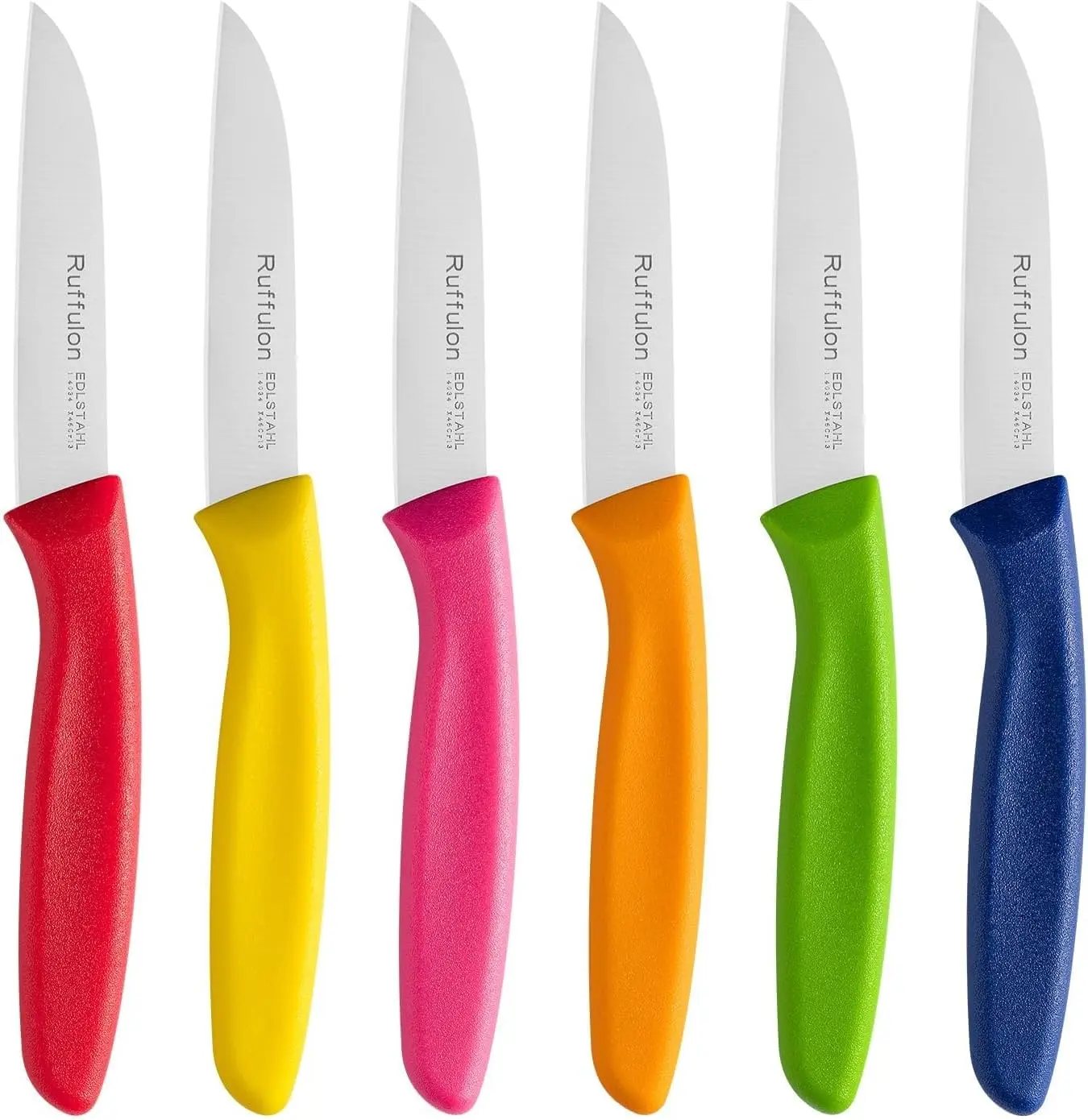 Knife Set, Colorful Kitchen Knife Set, 6 Sharp Kitchen,Ultra Sharp Vegetable and Fruit Knife