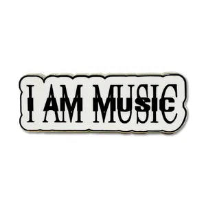 I AM MUSIC Pin