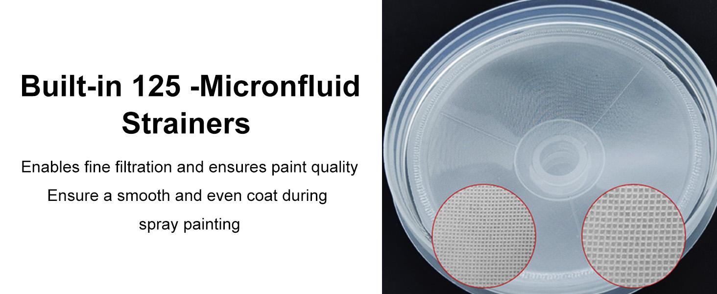 RRJ One-time Paint Cup Set, suitable for HVLP/LVLP spray guns. Available in capacities of (800/600/200 milliliters selectable). Includes: 50 cups + lids, 1 hard cup with scale and ring, adapter, paint stirrer, high-capacity mode adjustment device. Sprayer