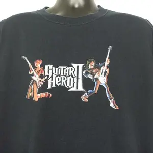 2006 Guitar Hero 2 Vintage T Shirt, Best Buy, Stonehenge, Battle Of Bands, World Tour 2006, Rock Tee, Tour Shirt, XL Blue Bar Anvil Tag