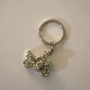 Heavy Duty Metal Sport Bike Keychain Miniature Motorcycle Pendant for Motorcycle Enthusiasts