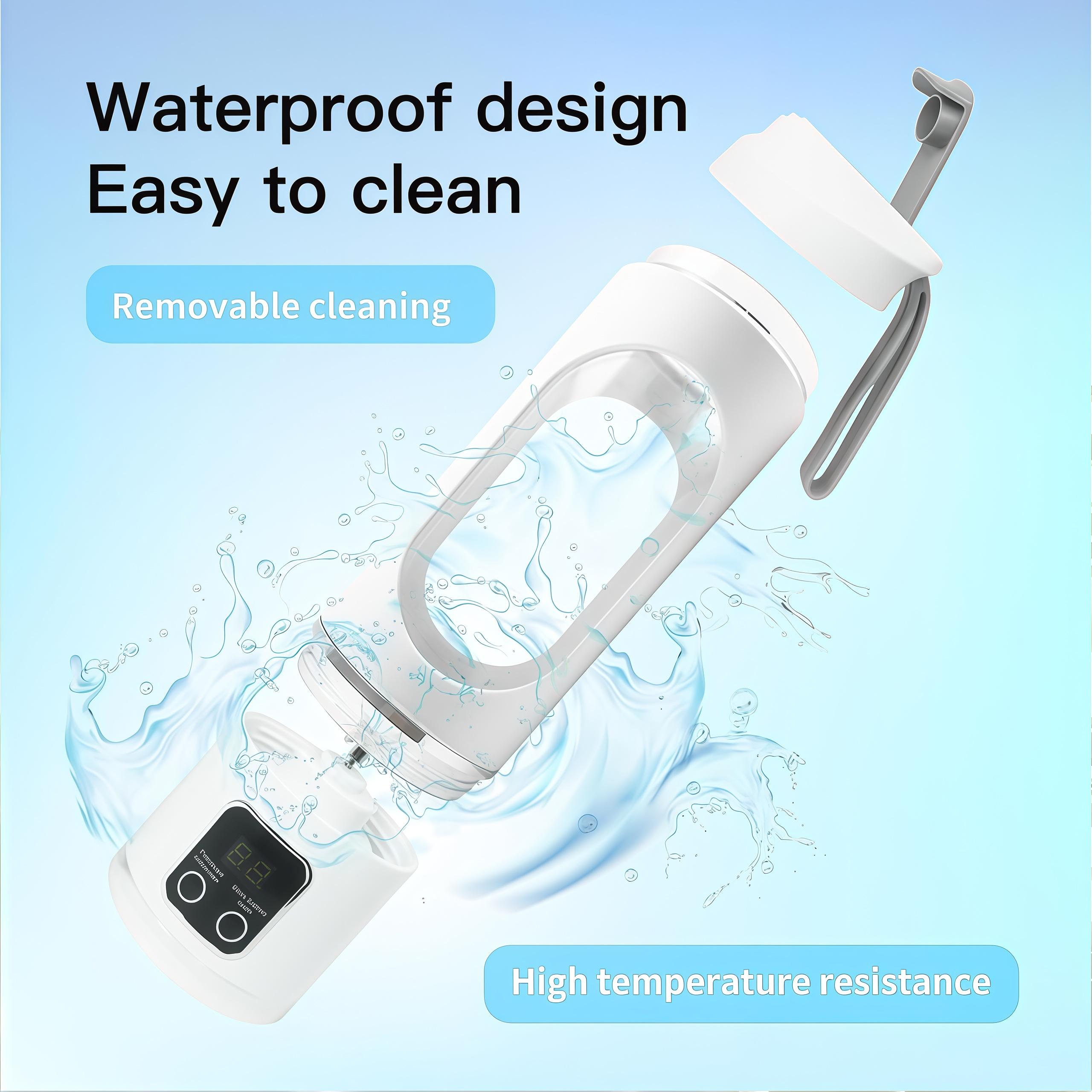 Rechargeable Digital Juicer Blender - Smart LED Display, Diet-Friendly，Leak Proof Design，healthy lifestyle，Leak Proof Design, Makes Shakes & Baby Food in Seconds cup