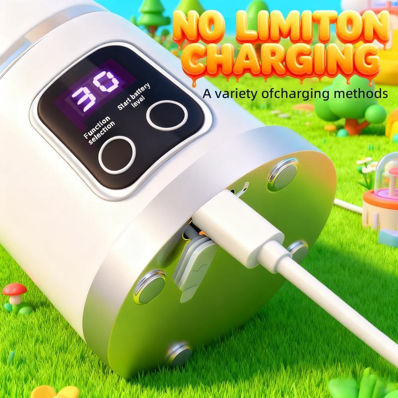 Best Mini Juicer Blender – 2-in-1 Ice Crusher & Smoothie Maker | Perfect for Liquid Diets, Fresh Juice, Shakes, Baby Food | USB Rechargeable & Easy to Clean | Great for Home, Office, Dorm, and Back-to-School Gifts cup portable vegetable