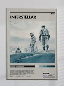 Interstellar Movie Poster | Home Decor | Wall Art Print | Movie Poster | Gift For Her | Movie Poster Print TTM3L-47