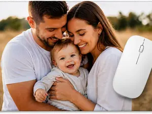 Custom Photo Mouse Pad | Personalized Desk Mat | Upload Your Picture | Unique Gift Idea
