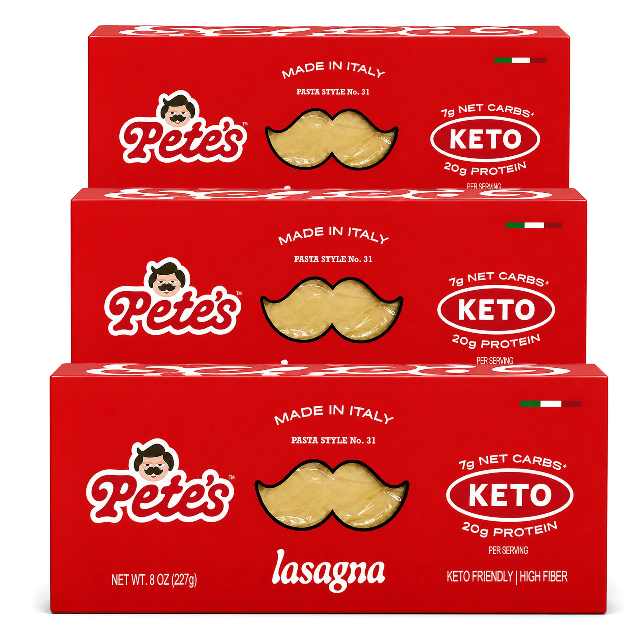 Keto Lasagna – 20g Protein, 7g Net Carbs | Pete’s Protein Pasta