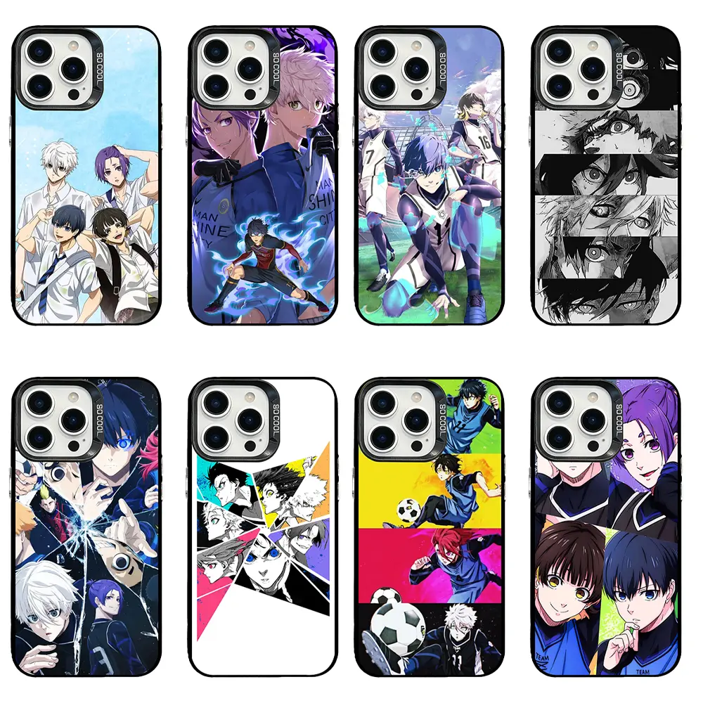 Blue Lock Anime Collage Art Protective Phone Case - Casing Cover for iPhone 17,16,15,14,13,12,11 Pro/Pro Max/Plus, Camera-Safe Mobile Accessory, Ideal Birthday Present