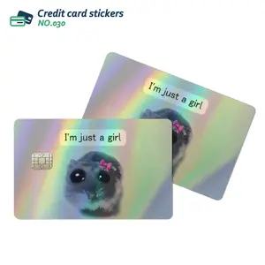 2 Colorful Credit Card Skin Stickers, Waterproof Scratch-Resistant Durable Decorative Protection, for Credit Cards Debit Cards Bus Cards
