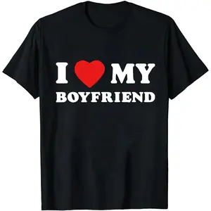 I Love My Boyfriend Cropped T-Shirt I Heart My Boyfriend y2k Crop Top