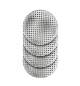 Alessandra Black 4-Pack Stoneware Dinner Plate Set, 10.5" - Perfect for Your Kitchen