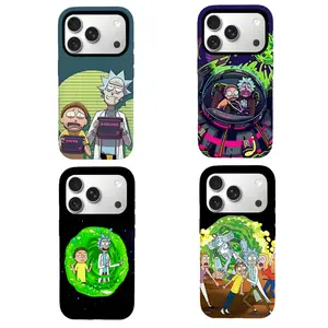 Rick and M0rty Cartoon Phone Case, Funny Sci-Fi Aesthetic Cover, Trendy Adult Swim Phone Case For iPhone，Compatible with iPhone 11-17 series and Samsung Galaxy S21-S25 series. Perfect for Her/Him Girly Phone Caseslovely gift