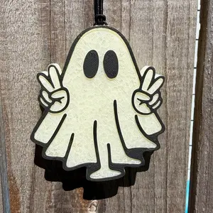 Peace Sign Ghost Freshie